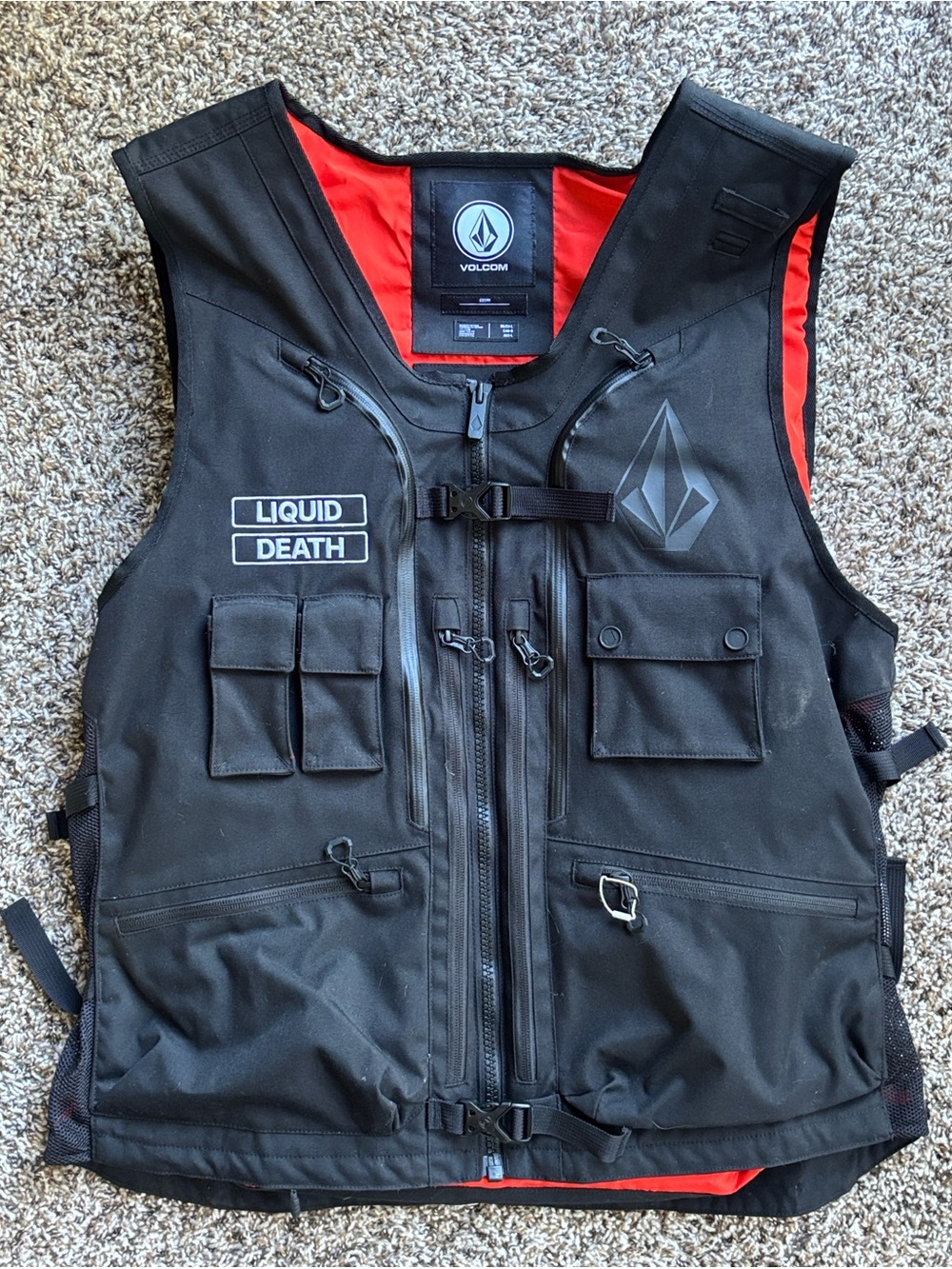 RARE VOLCOM X LIQUID DEATH X BRYAN IGUCHI SLACK VEST